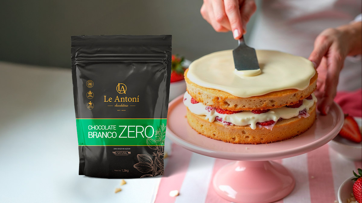 Chocolate Branco Zero Açúcar – A suavidade que surpreende