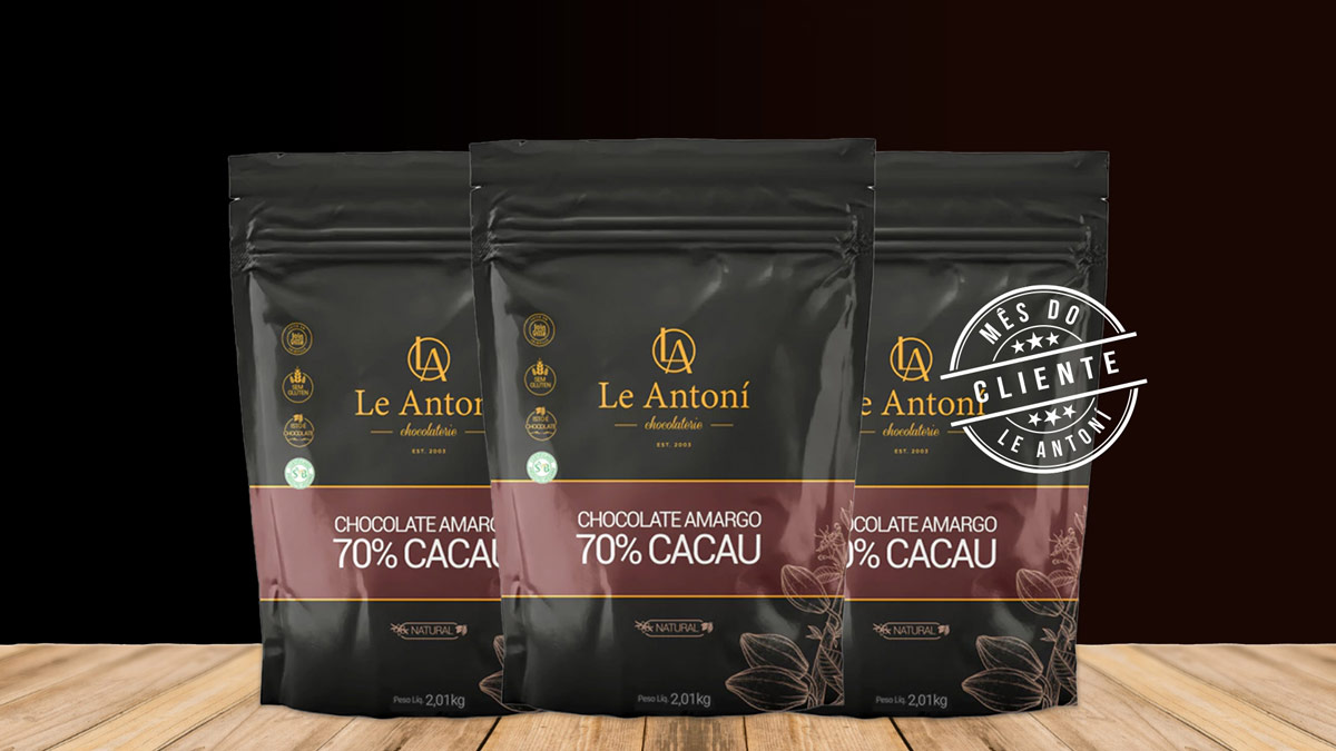 Descubra como o Chocolate 70% Cacau Vegano Le Antoni traz intensidade, cremosidade e performance para receitas profissionais.
